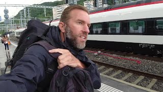 A European Train Journey  Italy To Switzerland [upl. by Otrebmuh]