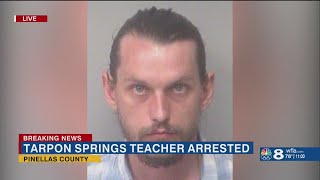 Tarpon Springs Middle School teacher arrested accused of sending graphic video to former student [upl. by Yevoc]