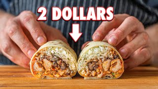 The 2 Dollar Burrito  But Cheaper [upl. by Norra]