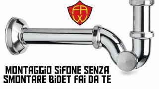 montaggio sifone bidet fai da te [upl. by Delano]