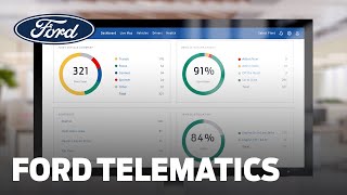 Ford Telematics and Ford Telematics Drive  Ford UK [upl. by Eninahs]