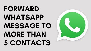 How to Forward WhatsApp Message to more than 5 people [upl. by Arayt716]