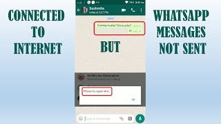 Whatsapp messages not delivered Pending with clock symbolFixed [upl. by Aryamoy]