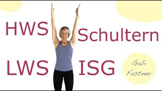 💡37 min PhysioFitness für Schulter HWS LWS ISG [upl. by Ragan102]