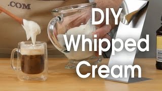 DIY whipped cream in 60 seconds [upl. by Loni]