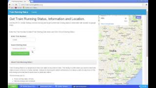 how to check live train running status in india [upl. by Orutra]