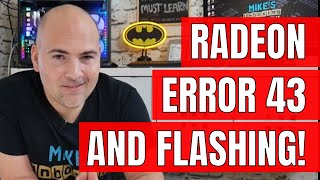 FIX AMD Radeon Code 43 Error Reflash GPU BIOS [upl. by Sremmus]