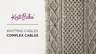 How to Knit Complex Cables  Knitting Tutorial [upl. by Koby]