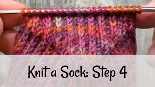 Knit a Sock Step 4 Turning the Heel [upl. by Nollie666]