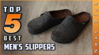 Top 5 Best Mens Slippers Review in 2024 [upl. by Rockwood272]