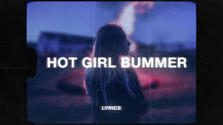 blackbear  hot girl bummer Lyrics [upl. by Aropizt]