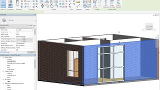 Revit Tutorial Video 19 Adding Curtain Walls [upl. by Ardien]