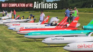 BEST COMPILATION of RC AIRLINERS [upl. by Ias]