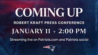 LIVE Robert Kraft Press Conference [upl. by Ortrude]