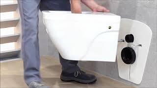 100160818  Installation of the Wall Hung Toilet NK CONCEPT [upl. by Gottuard184]