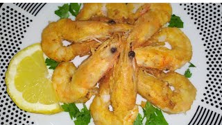 🦐ΤΕΛΕΙΕΣ ΤΗΓΑΝΙΤΕΣ ΓΑΡΙΔΕΣ  DELICIOUS FRIED SHRIMPS  Alena Kitchen [upl. by Llen]