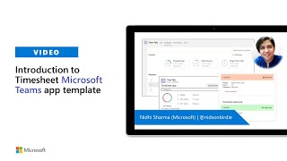 Introduction to Timesheet Microsoft Teams app template [upl. by Atnwahs]