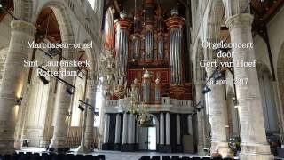 Toccata in f  J Grison  Gert van Hoef in de St Laurenskerk Rotterdam [upl. by Anesuza]