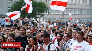 Belarus protests continue despite crackdown  BBC News [upl. by Wenz786]