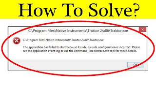 How To Fix The Application Has Failed To Start Because its SidebySide Configuration Is Correct [upl. by Thgiwed]