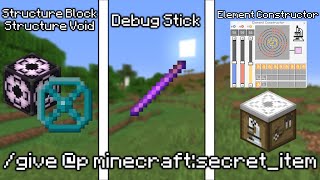 26 Secret Minecraft Items You Didnt Know Existed [upl. by Tavi804]