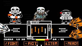 Undertale Ink Sans Full Fight Version 030 [upl. by Fredelia236]