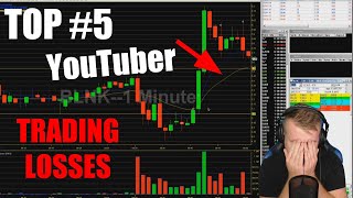 Top 5 YouTuber Live Trading Losses with Reactions [upl. by Publius]