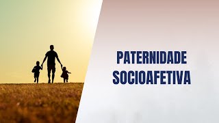 Paternidade socioafetiva [upl. by Osy]