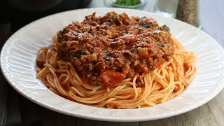 Quick amp Easy Spaghetti Bolognese [upl. by Atinek311]