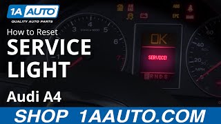 How to Reset Service Light 0409 Audi A4 [upl. by Ethan]