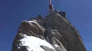 Aiguille du Midi  Mont Blanc Chamonix w 4K France [upl. by Rosa]