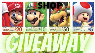 Nintendo Eshop Gift Card Giveaway  Win Free Nintendo Eshop Cards [upl. by Winnick]