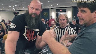 Michael TODD vs Jeff DABE  ARM WRESTLING [upl. by Nessim]