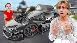 My Baby DESTROYED My Lamborghini Revuelto [upl. by Rutan986]