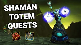 TBC Draenei Shaman Totem Quests  burning crusade classic [upl. by Russi]