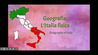 Geografia Italia Fisica [upl. by Tessa912]