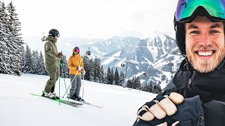 Skigebiet im Test Saalbach Hinterglemm Leogang Fieberbrunn [upl. by Georgianna779]