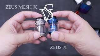 Geekvape Zeus X Mesh RTA VS Geekvape Zeus X [upl. by Nee507]