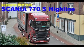 Scania 770S V8  POV  First Drive [upl. by Oiralednac749]