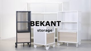 IKEA BEKANT förvaringsmöbler [upl. by Geof426]