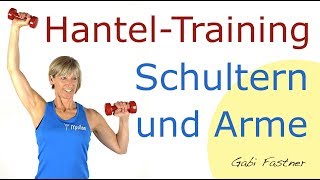 🥁in 20 min definierte  schöne Schultern und Arme  mit Hanteltraining [upl. by Audun]