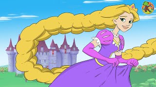 Princess Rapunzel  KONDOSAN English Fairy Tales amp Bedtime Stories For Kids  Cartoon  Animation [upl. by Aiekahs]