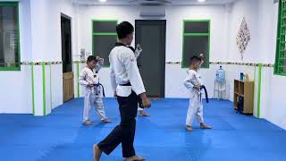 Bài quyền số 1 Taekwondo  hướng dẫn chi tiết [upl. by Annamaria]