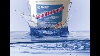 How To Use Mapei Aquadefense [upl. by Aihpled]