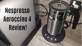 Nespresso Aeroccino 4 Milk Frother Review  Worth upgrading from the Aeroccino 3 [upl. by Sauls47]