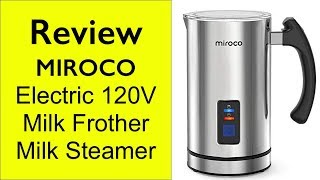 Review Miroco Milk Frother  How to make froth milk at home [upl. by Reffinnej]