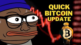 Bitcoin Plummets Emergency Update amp Analysis [upl. by Gretta]