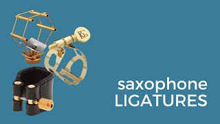 Saxophone Ligatures  Reviews of Vandoren BG and Francois Louis [upl. by Roht]