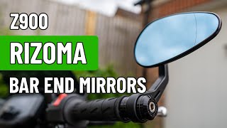 Kawasaki Z900 Bar End Mirrors  Rizoma Reverse Radial Install  The BikeFather [upl. by Hardden553]