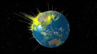 3D Globe of World Population Density [upl. by Reiners]